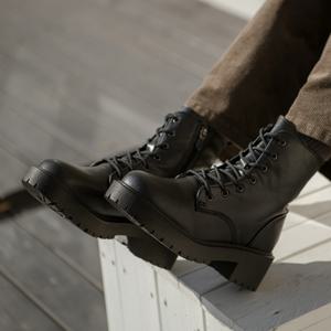 리엔테 레이스업 베이직 워커부츠 5cm