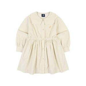 코듀로이 빅 카라 원피스 PD 2003 크림