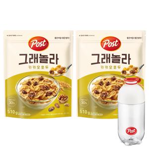 포스트 그래놀라 카카오호두 510G X2+락앤락 시리얼용기