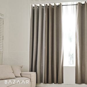 린넨 4중 블럭 100% 아일렛 암막커튼 270x235 1장