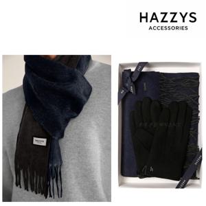 [연말선물]네이비 캐시미어 머플러+블랙 울장갑 선물세트[남성] J702+J021