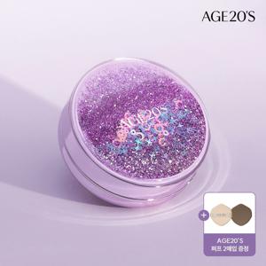 [에이지투웨니스] 뉴오리지널 에센스 커버팩트 샤이닝드롭에디션(퍼플케이스1+리필3) (SPF50+ PA+++)