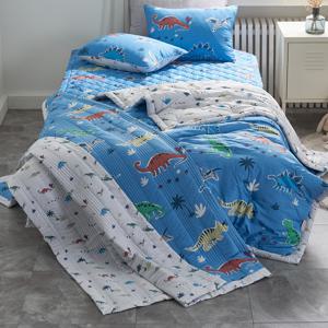 [아방데코] 다이노 초극세사 알러지케어 키즈 줄누비이불S