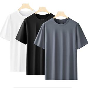 3장세트 마마로 남녀 쿨론 기능성 드라이 무지 반팔티 티셔츠