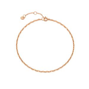 [티르리르] 14K 핑크골드 심플리 체인 발찌 TASK4P21018MX