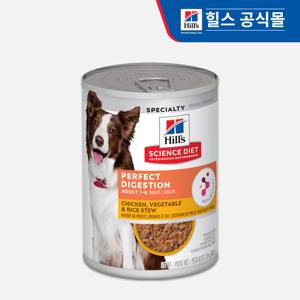 강아지사료 어덜트 퍼펙트 다이제스천 치킨&야채 363g *12개