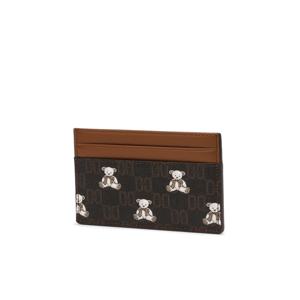[선물포장/쇼핑백동봉] 여성 브라운 패턴 소가죽 카드홀더 DCHO5E792J