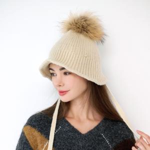 [최초가126,000] 라쿤방울 니트햇 CF073HT052