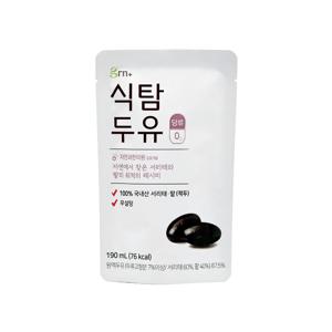 GRN 100% 국내산 무설탕 서리태 팥 식탐두유(10포)