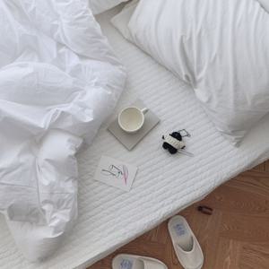 피그먼트 60수 순면 누빔 매트리스커버 SS/Q/K