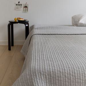 클라우드 60수 순면 피그먼트 이불 겸 패드 스프레드 SS/Q