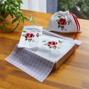 효재 파우치 광목 파우치 수건 세트 국내생산 여행용 화장품 미니 휴대용 메이크업 이너