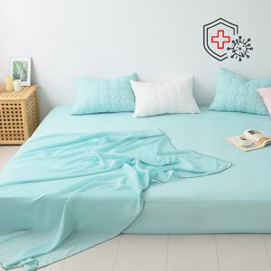 시어서커 항균 탈취 써니 냉감 침대 홑겹 패밀리 매트리스커버 300x200