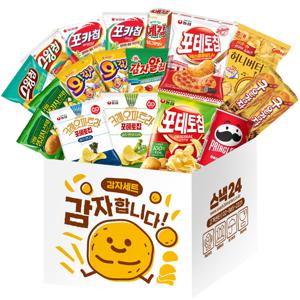 스낵24 감자합니다 감자 과자 세트 18p