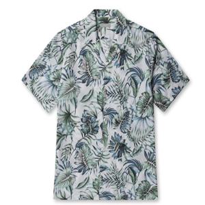 남성 반팔 오픈카라 셔츠 EPE2WC1386