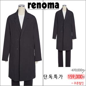 F/W 봄/가을 편입는 트렌치코트 세미오버핏 블랙컬러 RQIMBH06A EK3653