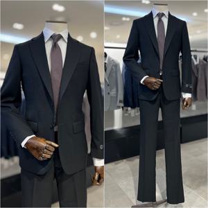 F/W 프리미엄 신상 고급울 다계절 전체스판 블랙정장 빅사이즈 RQCISJ41A EK3653