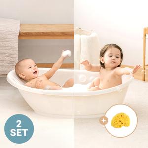 온다베이비플러스 + 천연해면 실크파인(5') 세트