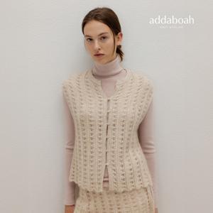 애드아보아 25FW 모헤어 울 블렌디드 스팽글 베스트