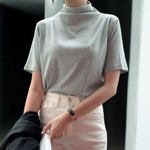 [LBRAND] 세련된 이지 반팔 반목 폴라티