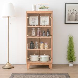 파로마 네오 홉스 참죽 원목 유리 장식장 진열장 NES433