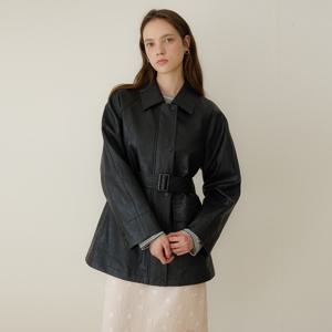 [정가399,000]트렌치형 인조가죽 자켓 OL5AJ8070