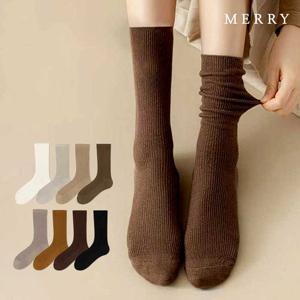 가장 많이 신는 퓨어코튼 골지삭스 5족 세트/여성양말