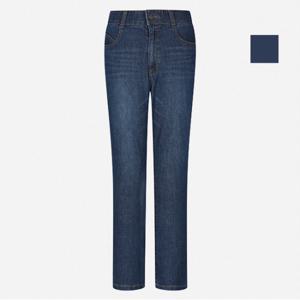 여성 포켓 곡선절개 슬림일자 데님팬츠 (NQI677)