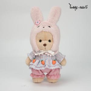 테디테일즈 레나베어 의상 당근토끼 핑크 S