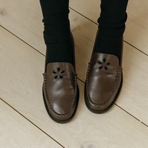 Flow 플로우 플라워 원 포인트 로퍼_4color 2cm