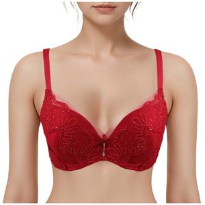 비비안 스팽글레이스로 화려함을 살린 여성 볼륨브라 BR977A