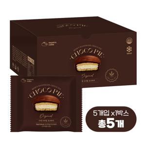 맘스케이크 리얼 생크림 수제 우리밀 초코파이 오리지널 프리미엄 디저트 간식 5개입