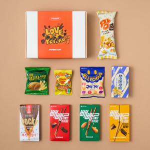 스낵24 빼빼로데이 스낵박스 과자선물세트 9p