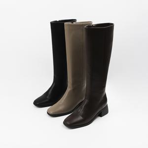 신난다슈 여성 롱부츠 4cm 여자 방한 부츠 따뜻한 기모 발편한 통굽 MRO257147