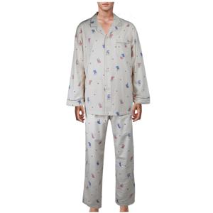 비비안 귀여운 고양이나염의 면기모 남성 잠옷세트  MP8873A