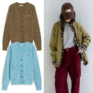 브이넥 오버핏 가디건 (2COLOR)