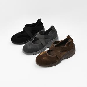 신난다슈 여성 스니커즈 5cm 여자 메리제인 슈즈 키높이 운동화 기모 MRO257248