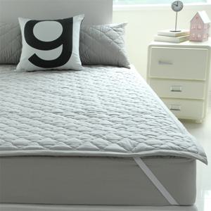 순면 누빔 고정밴드 침대패드 매트리스 이불패드 슈퍼킹 180X200
