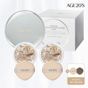 [에이지투웨니스] 시그니처 에센스 커버 팩트 마스터 벨벳(케이스1+리필2) (SPF50+ PA++++)