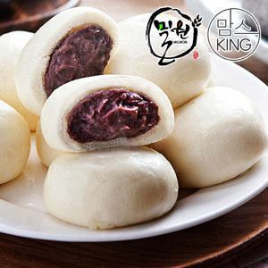 [맘스킹]밀원본가 HACCP 안흥찐빵 25개(1600g)-국산팥