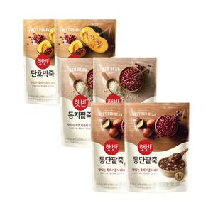 햇반죽 통단팥죽 420g x2개+동지팥죽 420g x2개+단호박죽 420g x2개