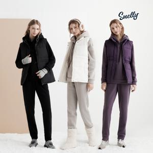 [Snelly] 스넬리 25FW 여성 기모 트레이닝 세트 3종