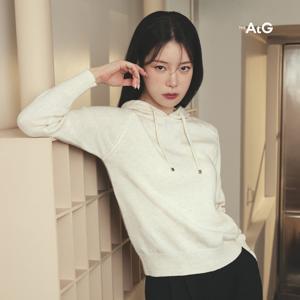 더엣지 25FW 폭스울 혼방 에센셜 후드 니트 3종