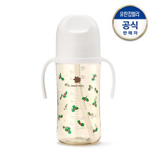 베베그로우 PPSU 호랑가시나무 디자인빨대컵 280ml(일반빨대+추빨대 포함)