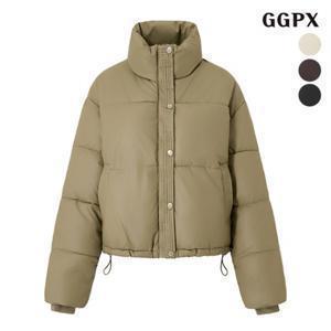 정상가: 119,000원ㅣ하이넥 캐쥬얼 베이직 스트링 긴팔 패딩 점퍼 (GODJJ009D)