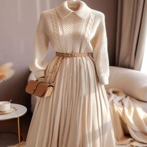 자체제작 겨울원피스 플루마원피스