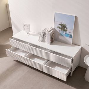 마르체 밀로 템바보드 수납 서랍 TV장 거실장 1500 BBR009C