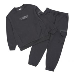 주니어 키즈 유틸 크루넥 상하세트 아동 겨울 기모 상하복 SJY711MKTR25_DG