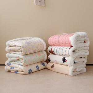 모달 다우니퍼 신생아 아기 블랭킷 겨울이불