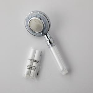 클리어워터 3단 수압조절 필터샤워기와 필터 3P